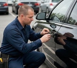 Замок капота автомобиля